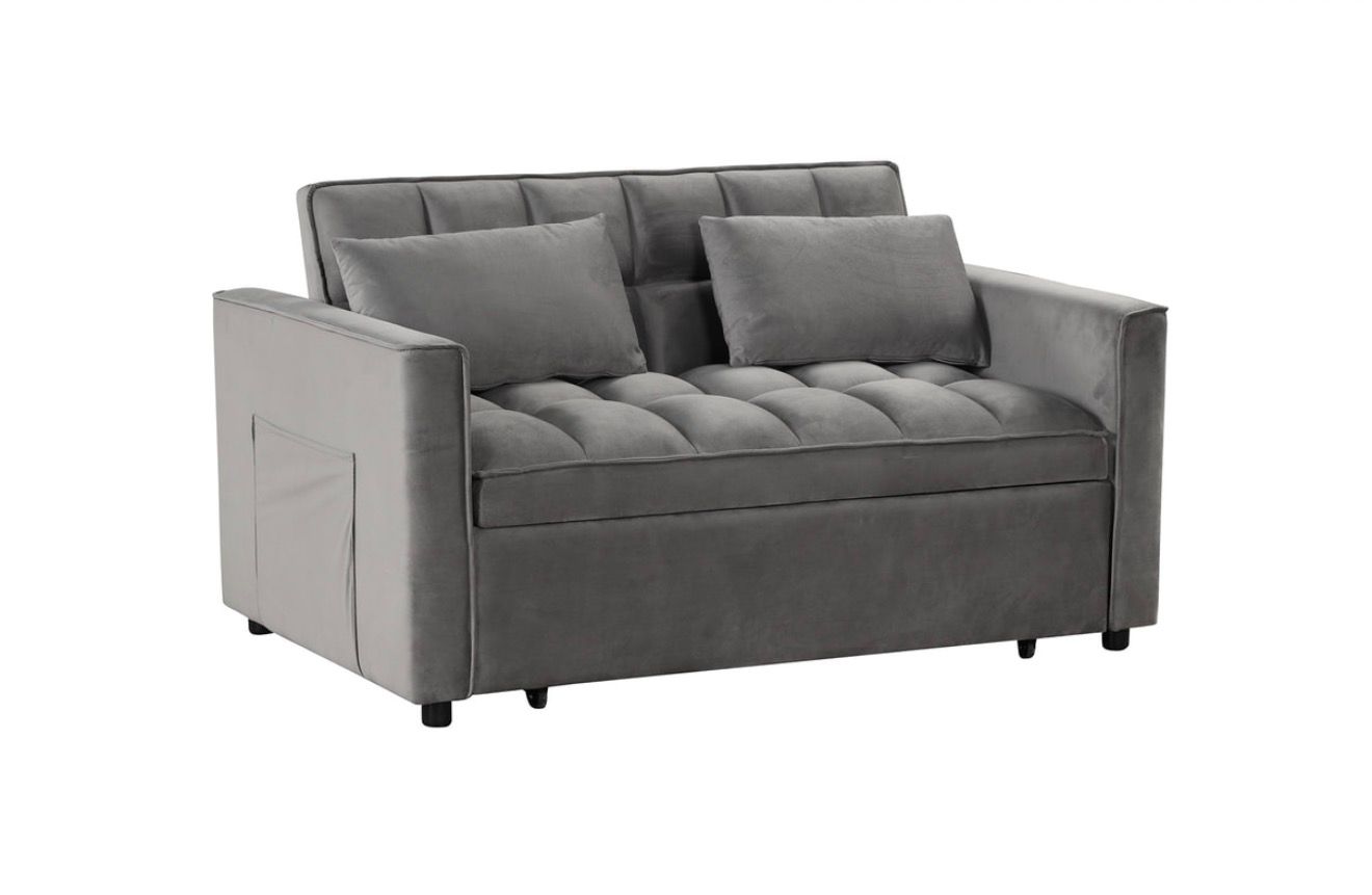 Relax Gray Sleeper Sofa
