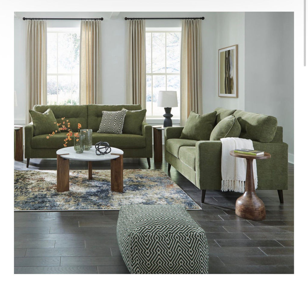 Olive Sofa & Loveseat Set