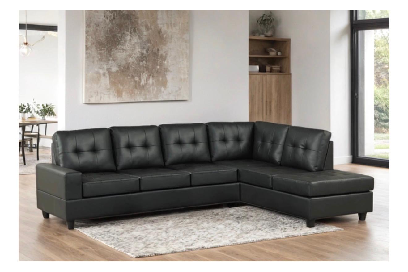 James Black PU Reversible Sectional