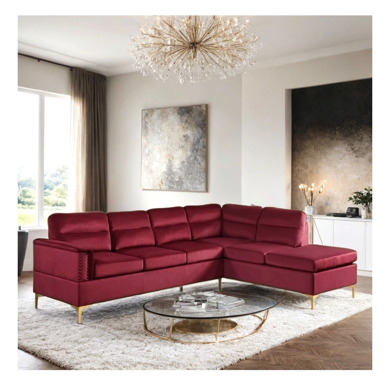 Vogue - Red Sectional