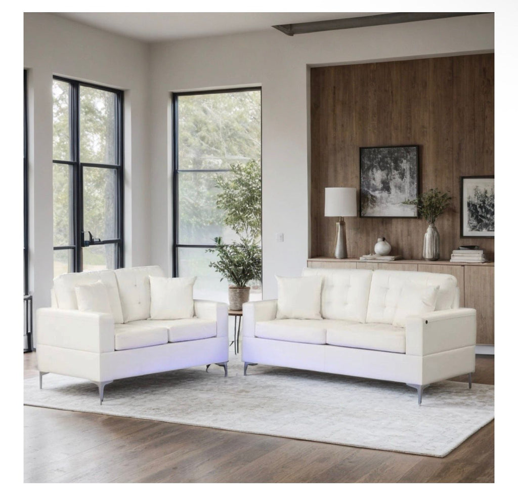 Sofa & Loveseat Set (LED LIGHTS)