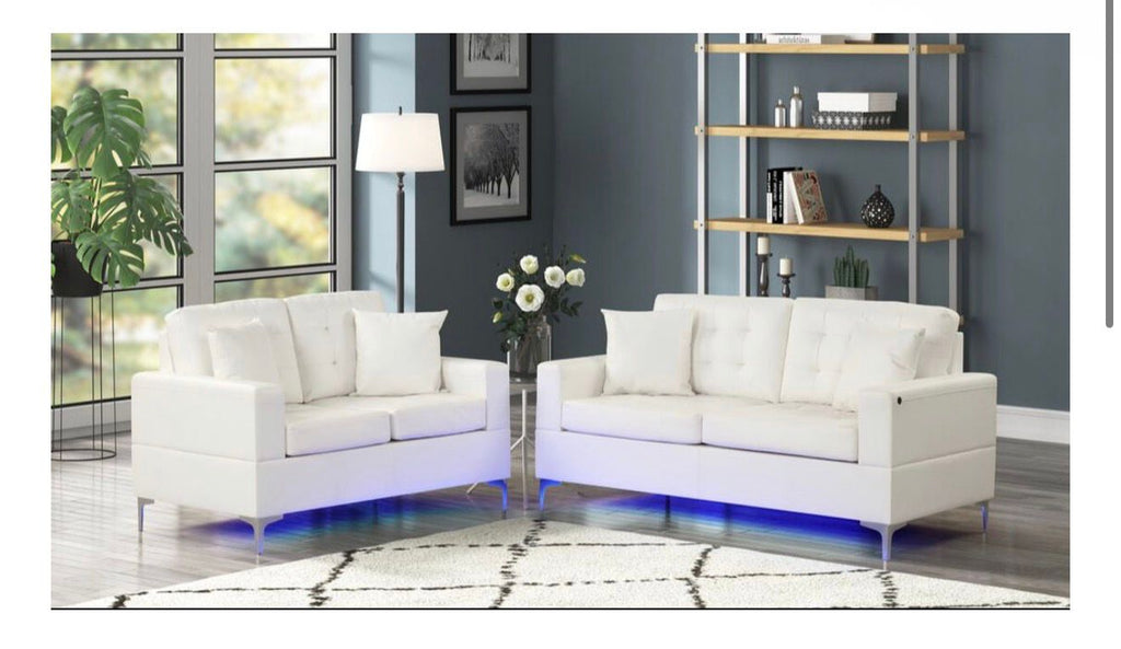 Sofa & Loveseat Set (LED LIGHTS)