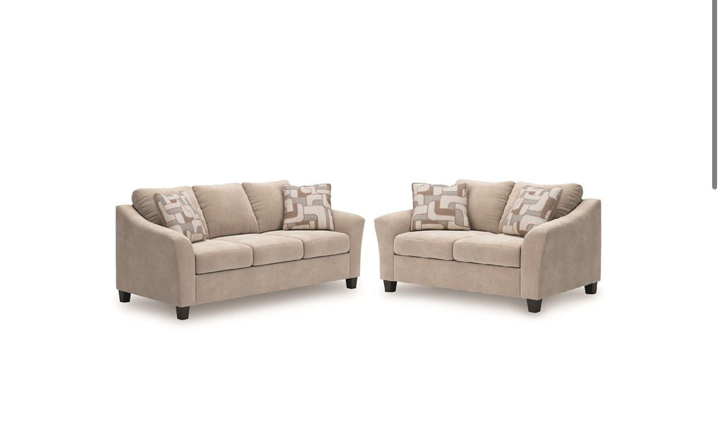 Ashley Sofa & Loveseat Set