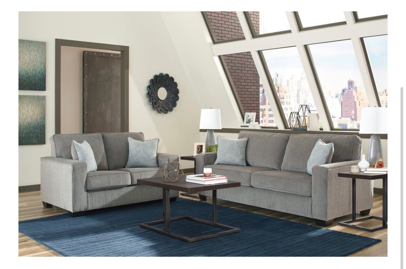 Ashley Sofa & Loveseat Set