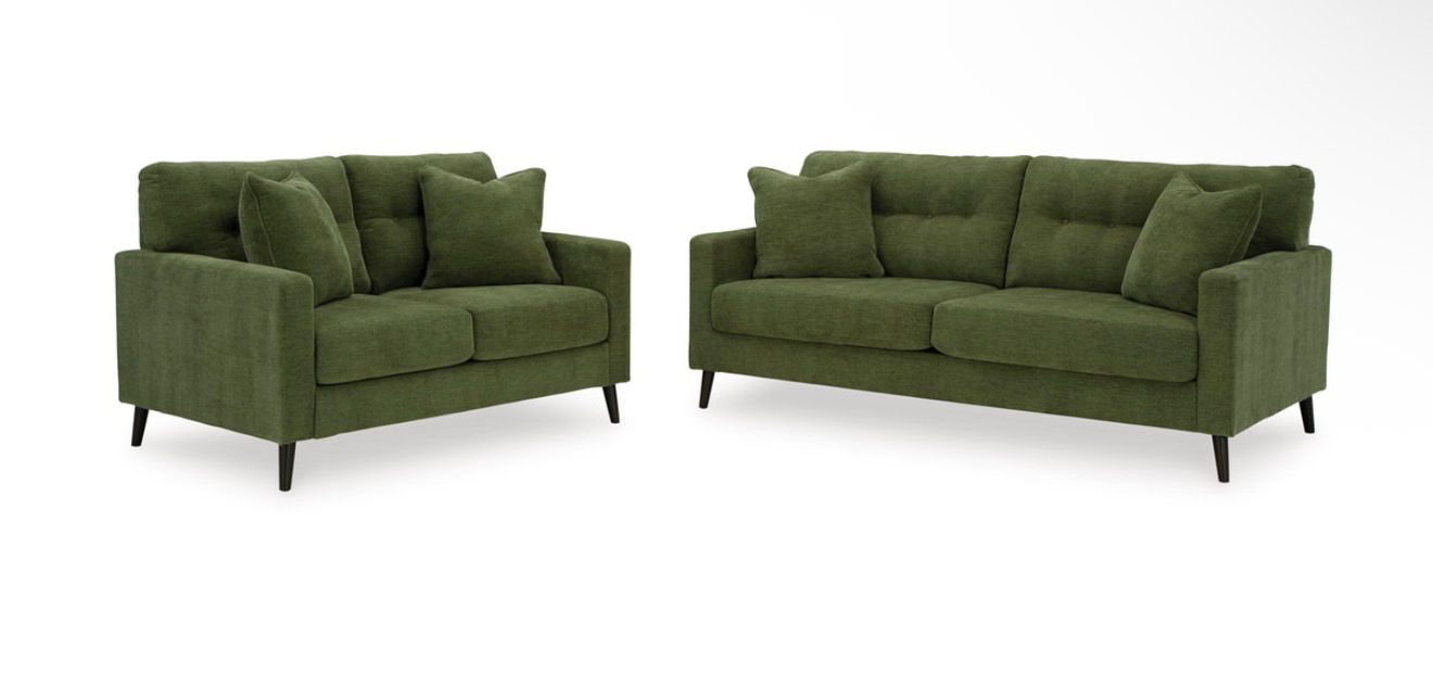 Olive Sofa & Loveseat Set