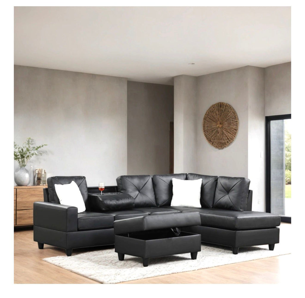 Rocket PU Reversible Sectional