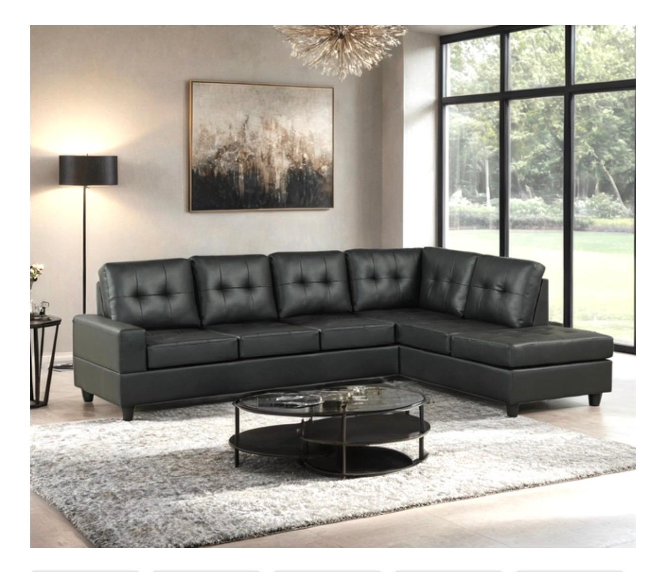 James Black PU Reversible Sectional
