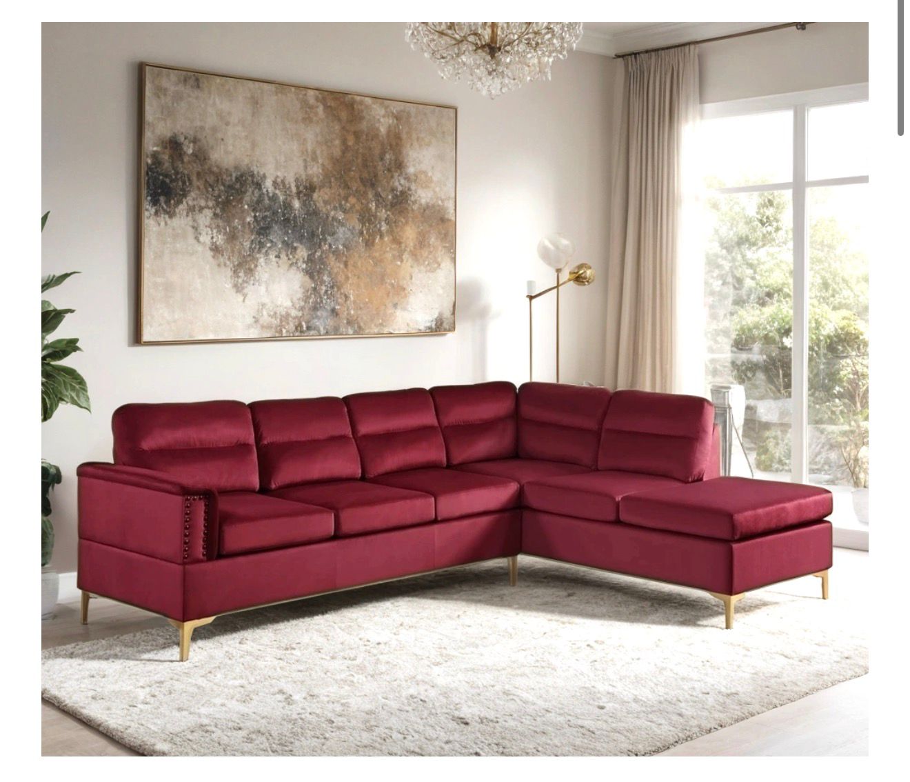 Vogue - Red Sectional