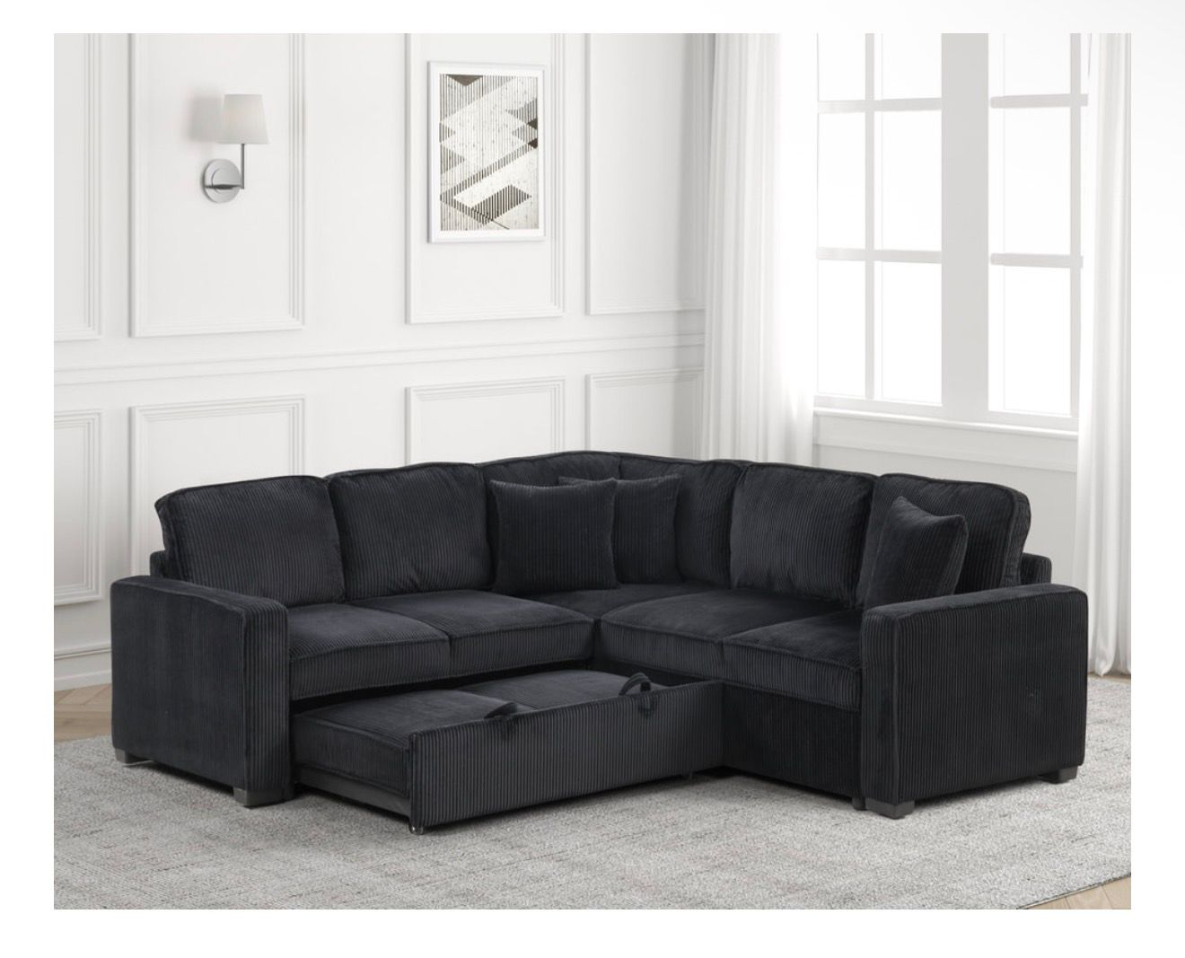 Ariel Sectional With Pull-Out Bed