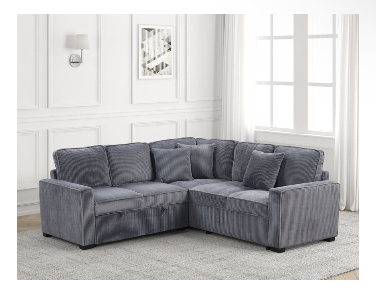 Ariel Sectional With Pull-Out Bed