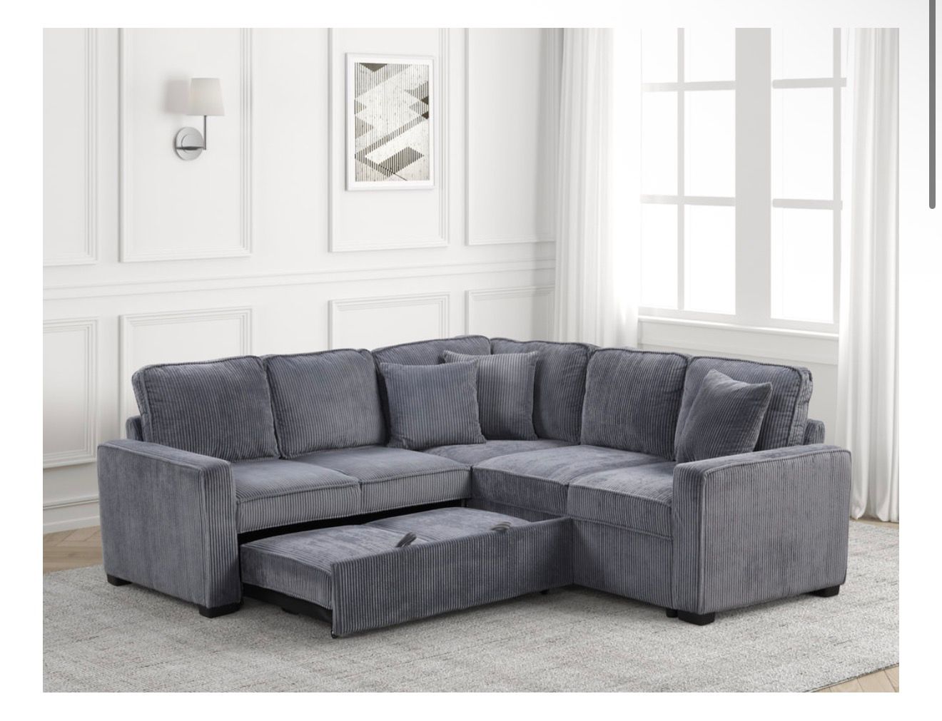 Ariel Sectional With Pull-Out Bed