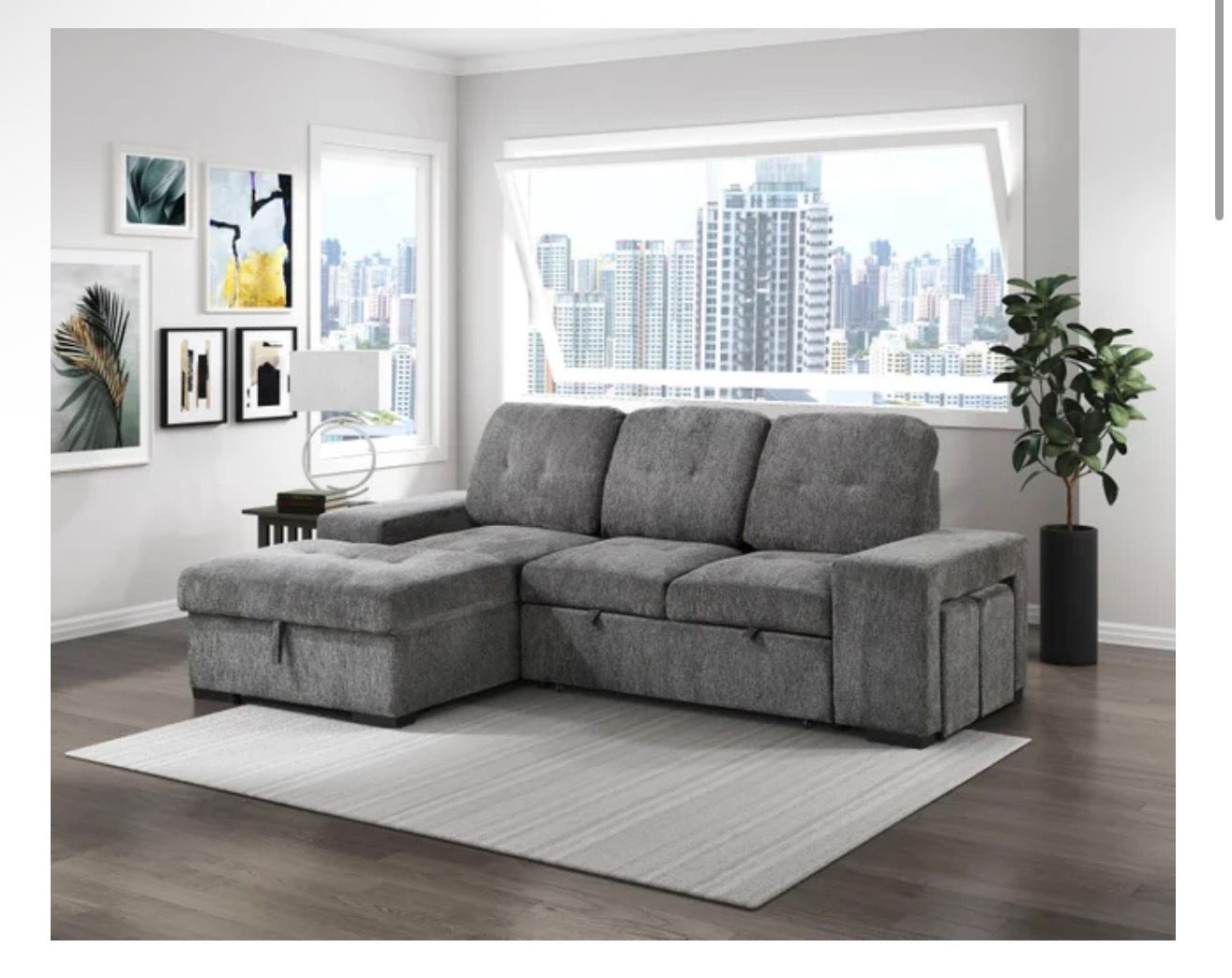 Kevin Sectional With Pull-Out Bed