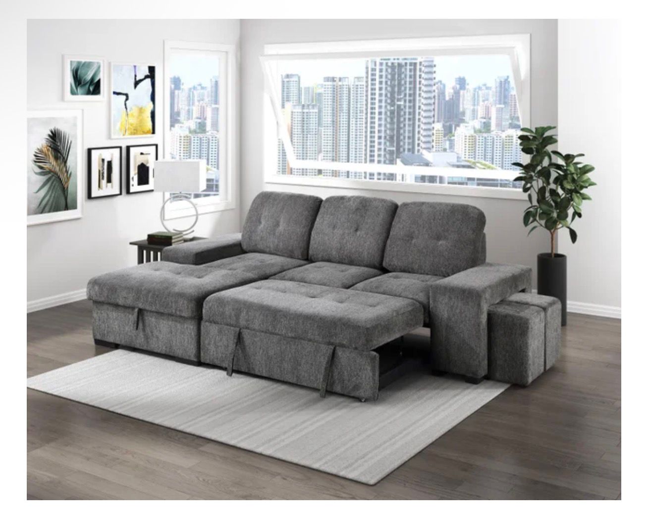 Kevin Sectional With Pull-Out Bed